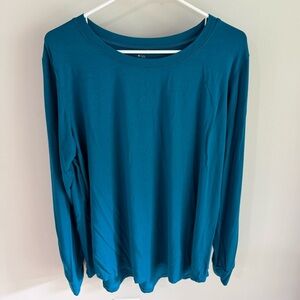 Kyte Baby Bamboo Long Sleeve Top - Teal - Size Extra Extra Large XXL
